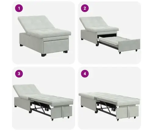 Diivanvoodi Helehall 67 X 194 X 38 Cm Samet