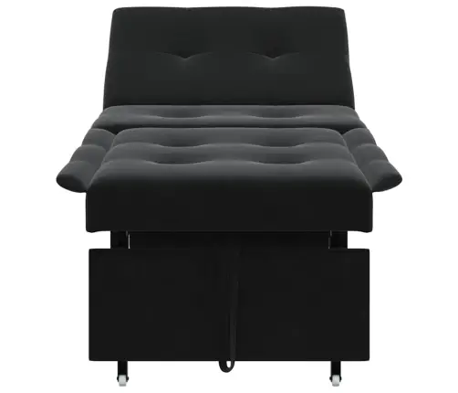 Diivanvoodi Must 67 X 194 X 38 Cm Samet