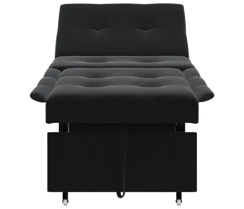 Diivanvoodi Must 194 X 67 X 82 Cm Samet