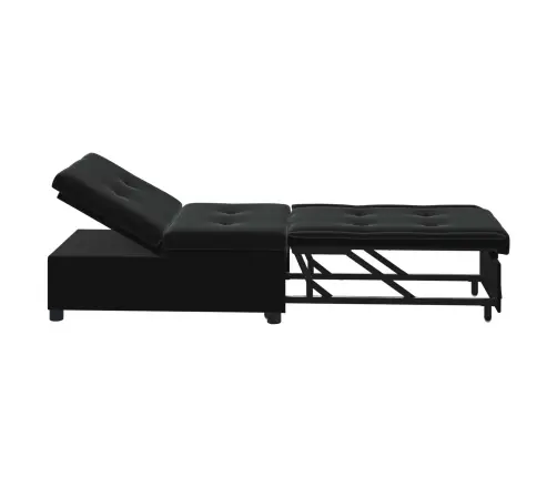 Diivanvoodi Must 194 X 67 X 82 Cm Samet