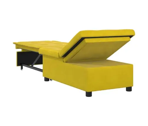 Sofa Lova Geltona 194 X 67 X 82 Cm Aksomas