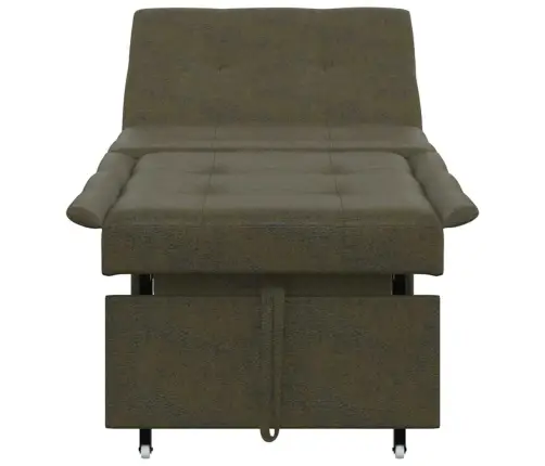 Izvelkamais Dīvāns 3-In-1 Izvelkamā Dizaina Tumši Pelēkā Mākslīgā Zamšādas Ādā Vidaxl