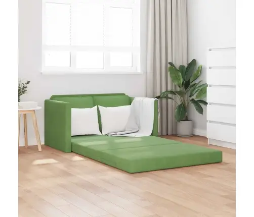 Divvietīgais Dīvāns Gaiši Zaļš Audums, Koks 2-Vietīgs Vidaxl