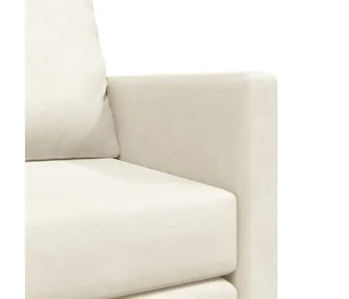 Grīdas Dīvāns Gulta Krēmkrāsa 122 X 70 X 60 Cm Samts Vidaxl