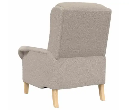 Ergonomisks Krēsls Gaiši Pelēks Poliesters, Koks Standarta Vidaxl