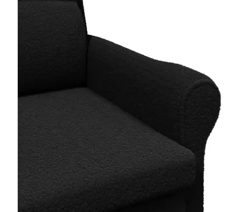 Ergonomiskais Atzveltnes Krēsls Melns Audums, Koks Standarta Vidaxl