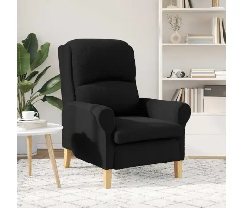 Ergonomiskais Atzveltnes Krēsls Melns Audums, Koks Standarta Vidaxl