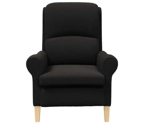 Ergonomiskais Atzveltnes Krēsls Melns Audums, Koks Standarta Vidaxl