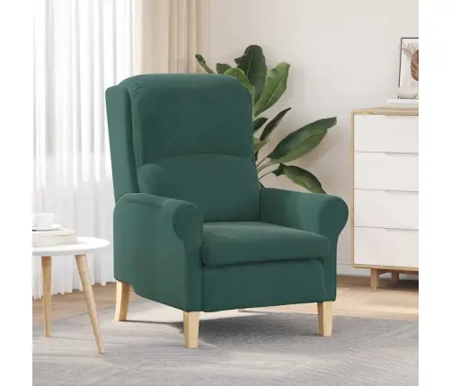 Tumši Zaļais Atzveltnes Krēsls Tumši Zaļš Audums Ar Koka Kājām Vidaxl Tumši Zaļais Atzveltnes Krēsls Tumši Zaļš Audums Ar Koka Kājām Vidaxl