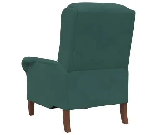 Tumši Zaļais Atzveltnes Krēsls Tumši Zaļš Audums Ar Koka Kājām Vidaxl Tumši Zaļais Atzveltnes Krēsls Tumši Zaļš Audums Ar Koka Kājām Vidaxl