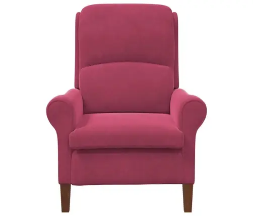 Krėslas Vyno Raudonumo 76 X 94 X 102 Cm Aksomas
