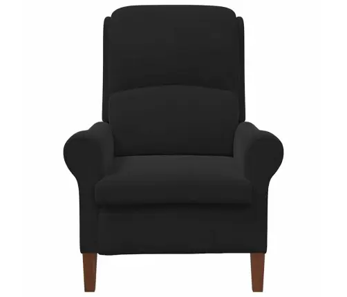 Krėslas Juoda 76 X 94 X 102 Cm Aksomas