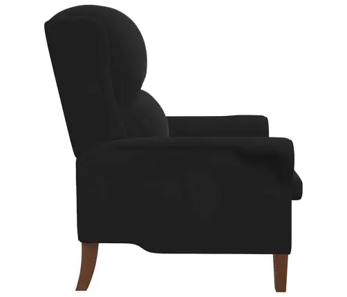Krėslas Juoda 76 X 94 X 102 Cm Aksomas