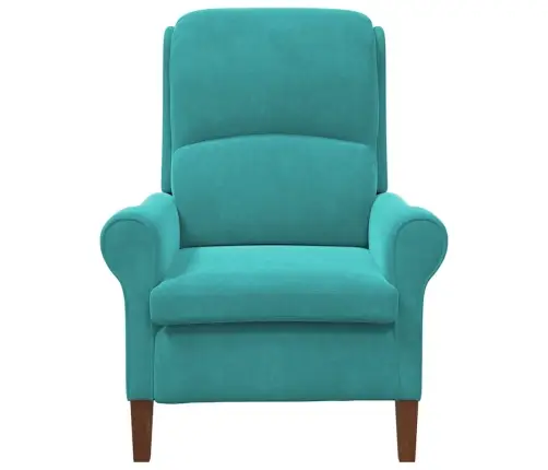 Tirkīza Atzveltnes Krēsls Tirkīzs Audums Standarta Ergonomisks Vidaxl