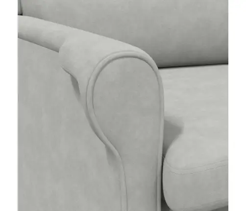 Gaiši Pelēks Krēsls Gaiši Pelēks Audums Standarts Ergonomisks Vidaxl