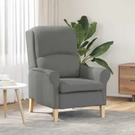 Atpūtas Krēsls Tumši Pelēka 76 X 94 X 102 Cm Mikrošķiedra Vidaxl Atpūtas Krēsls Tumši Pelēka 76 X 94 X 102 Cm Mikrošķiedra Vidaxl