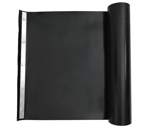 Sakņu Barjera Melna 0.7 X 3 M Hdpe Vidaxl