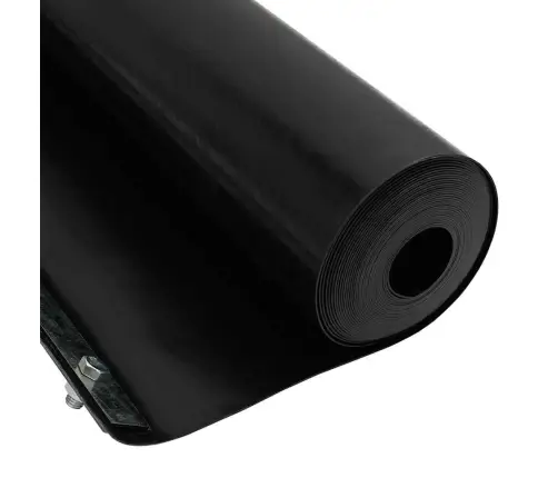 Sakņu Barjera Melna 0.7 X 5 M Hdpe Vidaxl