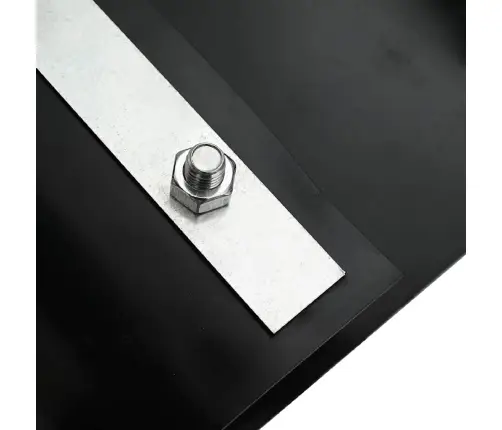 Sakņu Barjera Melna 1 X 5 M Hdpe Vidaxl