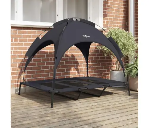 Šuo Lova Juoda 122 X 93 X 106,5 Cm Plienas