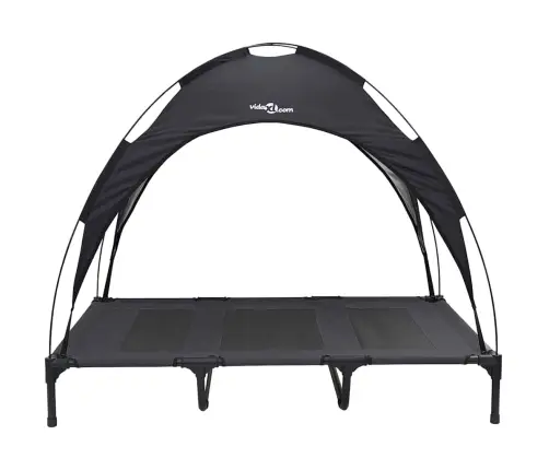 Šuo Lova Juoda 122 X 93 X 106,5 Cm Plienas