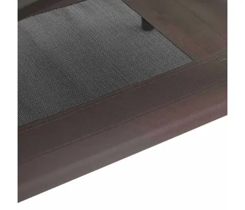 Paaugstināta Suns Gulta Brūna Metāls 76 X 62 X 70.5 Cm Salokāma Vidaxl