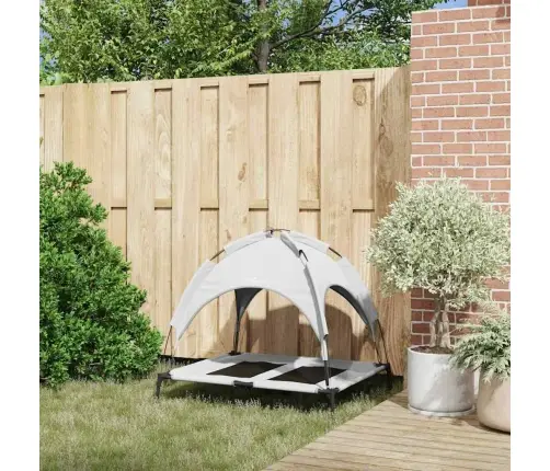 Koeravoodi Hõbehall 92 X 77 X 82,5 Cm Teras