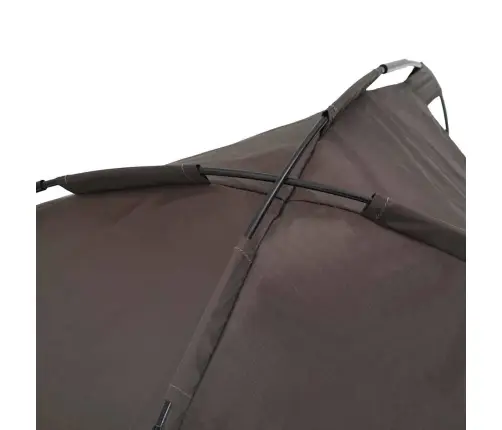 Vidaxl Augstā Suņu Gulta Ar Noņemamu Jumtu Brūna L Tērauds