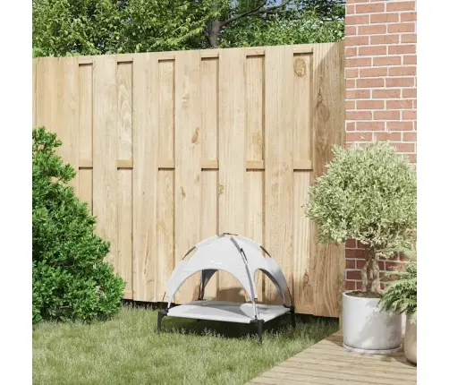 Koeravoodi Hõbehall 63 X 49,5 X 60 Cm Teras