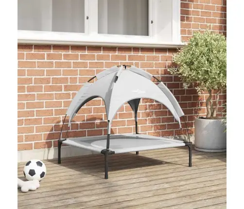 Koeravoodi Hõbehall 71 X 64 X 71 Cm Teras