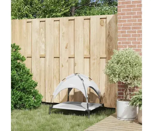 Koeravoodi Hõbehall 71 X 64 X 71 Cm Teras