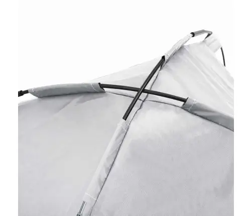 Pacelta Suņu Gulta Ar Noņemamu Jumtu Sudrabpelēka Xl Tērauds Vidaxl