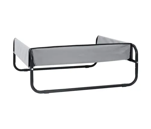 Pacelta Suņu Gulta Gaiši Pelēks S Oxford Audums Un Tērauds Vidaxl