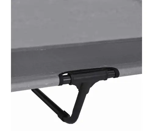 Paaugstināta Suņu Gulta Ar Noņemamu Jumtiņu Gaiši Pelēka Xl Tērauda Vidaxl