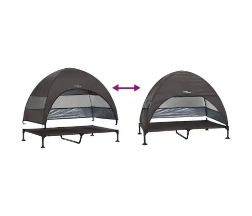 Üles Tõstetud Koera Voodi Pruun 127 X 81 X 108 Cm