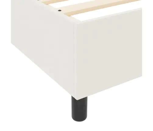 Gultas Pamatne Krēmkrāsas 100X200 Cm Korduroja Audums Vidaxl