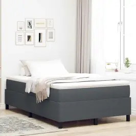 Platformas Gultas Rāmis Tumši Pelēks 120 X 190 Cm Vidaxl