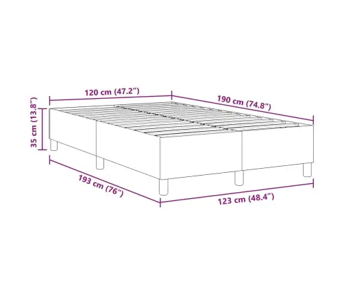 Platforminės Lovos Rėmas Pilkai Žalia 120 X 190 Cm Audinys