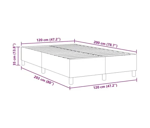 Box Spring Gulta Gaiši Pelēks 120X200 Cm Korduroja Audums Vidaxl