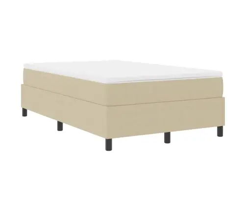 Boksspring Gulta Gaiši Zaļa Pelēka 120X200 Cm Korduroja Audums Vidaxl