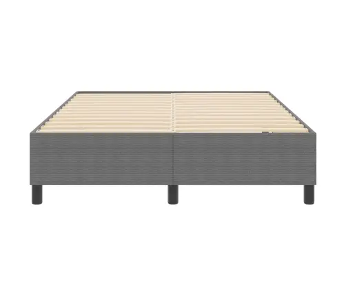 Box Spring Gulta Gaiši Pelēks 140X200 Cm Viskozes Audums Vidaxl
