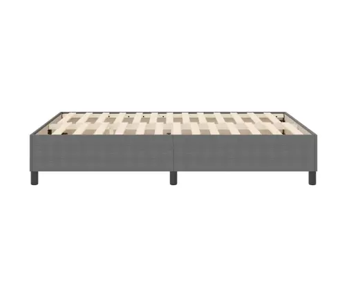 Kastes Atsperu Gulta Gaiši Pelēka 140X200 Cm No Korduroja Auduma Vidaxl