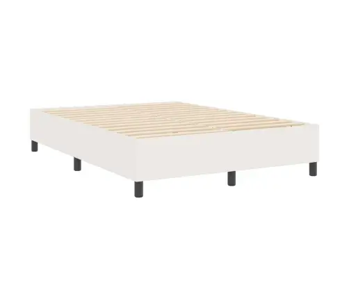 Gultas Rāmis Ar Atsperēm Krēmkrāsas 140X200 Cm Corduroy Audums Vidaxl