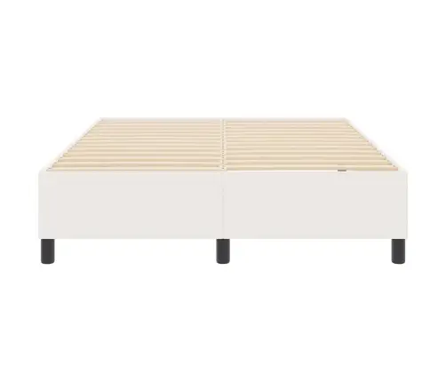 Gultas Rāmis Ar Atsperēm Krēmkrāsas 140X200 Cm Corduroy Audums Vidaxl