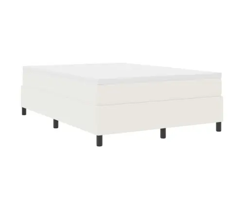Gultas Rāmis Ar Atsperēm Krēmkrāsas 140X200 Cm Corduroy Audums Vidaxl