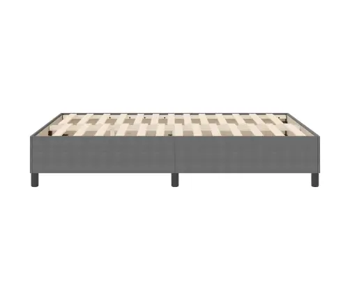 Box Spring Gulta Gaiši Pelēks 160X200 Cm Korduroja Audums Vidaxl