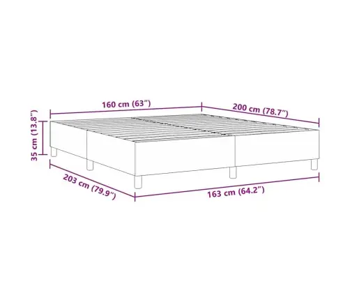 Box Spring Gulta Gaiši Pelēks 160X200 Cm Korduroja Audums Vidaxl