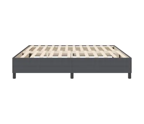 Gulbis Box Spring Tumši Pelēks 200X200 Cm Pāvelur Audums Vidaxl