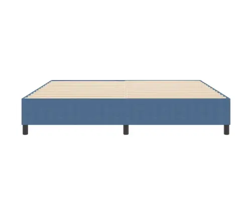 Platforminės Lovos Rėmas Mėlyna 200 X 200 Cm Audinys