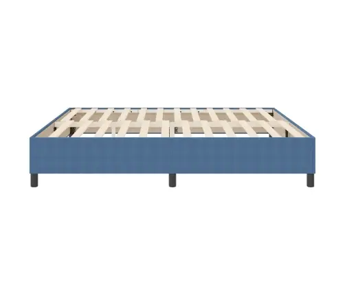 Platforminės Lovos Rėmas Mėlyna 200 X 200 Cm Audinys